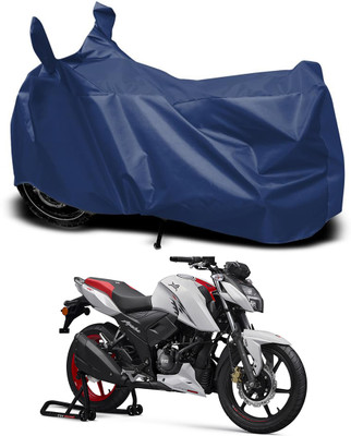 RABABLI Waterproof Two Wheeler Cover for TVS(Apache RTR 200, Blue)