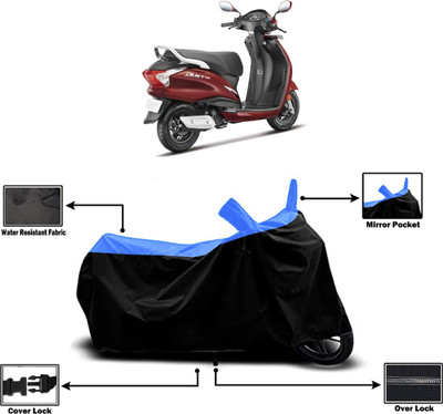 Amexride Two Wheeler Cover for Hero(Duet 125CC, Multicolor)