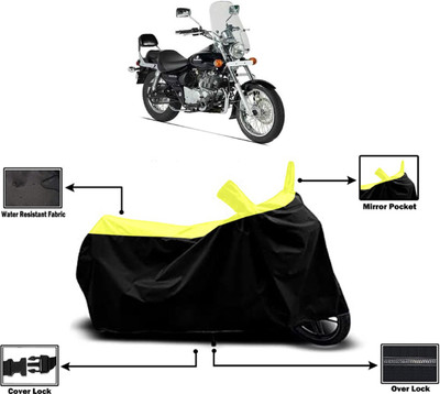 Amexride Two Wheeler Cover for Bajaj(Avenger 220 DTS-i, Yellow)
