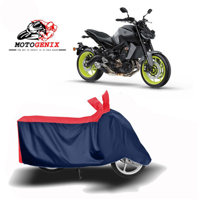 DeepShakshi AUTOMOTIVE Waterproof Two Wheeler Cover for Yamaha(MT-09, Red, Blue)