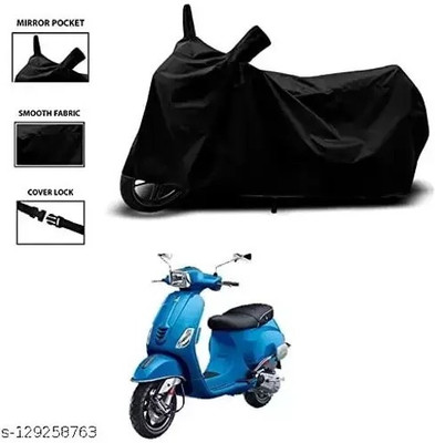 gurukul mart Waterproof Two Wheeler Cover for LML(Bobber 350, Black)