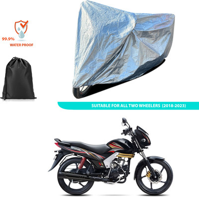 CODOKI Waterproof Two Wheeler Cover for Mahindra(Centuro BS6, Silver)