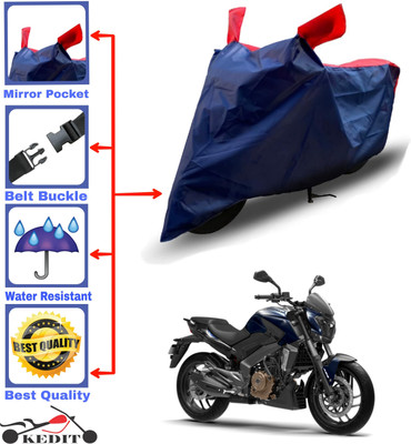 KEDIT Two Wheeler Cover for Bajaj(Dominar 250, Red, Blue)