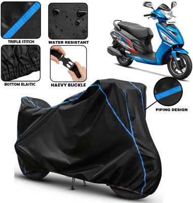 kerwa Waterproof Two Wheeler Cover for Hero(Maestro Edge, Black, Blue)