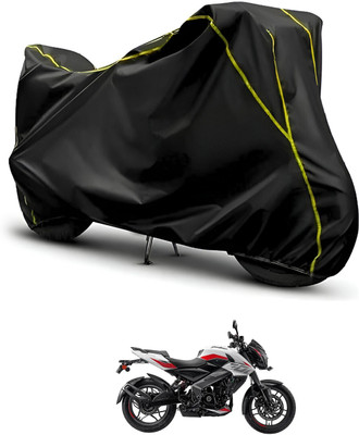 PAGORA Waterproof Two Wheeler Cover for Bajaj(Pulsar 200, Black, Black)