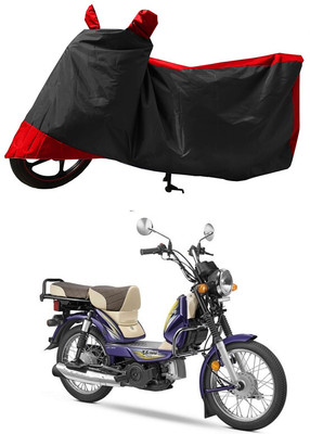 GROFATIK Two Wheeler Cover for TVS(XL 100 Heavy Duty BS6, Red)
