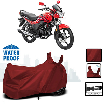 WMIZEXA Waterproof Two Wheeler Cover for Hero(Maroon)