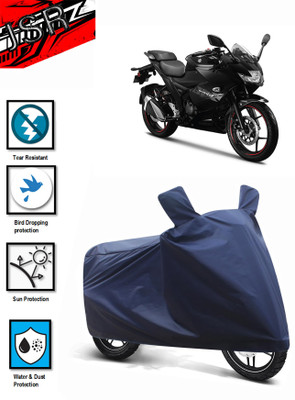 J S R Waterproof Two Wheeler Cover for Suzuki(Gixxer SF, Blue)