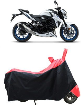 Coxtor Two Wheeler Cover for Suzuki(GSX, Red)