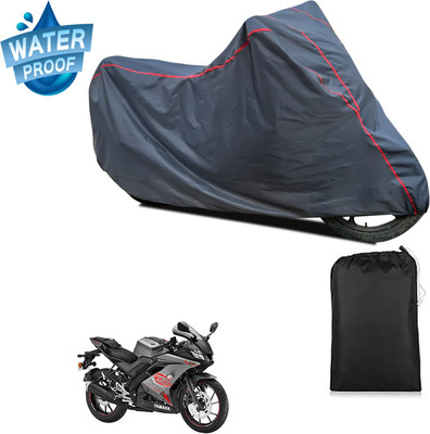PAGORA Waterproof Two Wheeler Cover for Yamaha(YZF R15 V3.0, Grey)