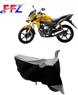 FFZ Waterproof Two Wheeler Cover for Honda(CB Twister, Black, Grey)