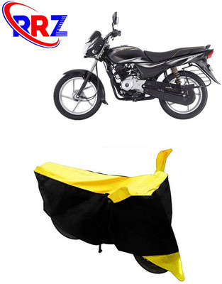 RRZ Waterproof Two Wheeler Cover for Bajaj(Platina, Black, Yellow)