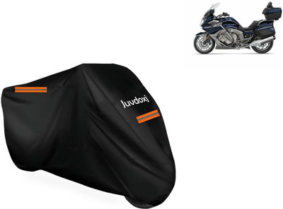 Juvdoxj Waterproof Two Wheeler Cover for BMW(K 1600, Black)