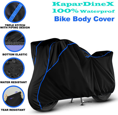 KaparDineX Waterproof Two Wheeler Cover for Bajaj(Pulsar 220F, Green)
