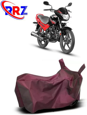 RRZ Waterproof Two Wheeler Cover for Hero(MotoCorp Glamour, Maroon)
