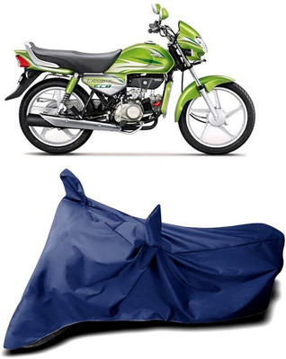 KEDIT Two Wheeler Cover for Hero(HF Deluxe Eco, Blue)