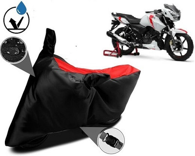 smwzxyu Waterproof Two Wheeler Cover for TVS(Apache RTR 180, Red)