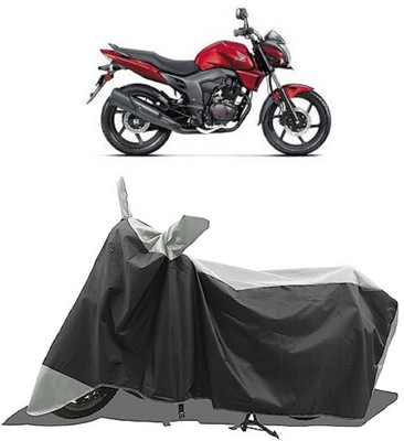 GROFATIK Two Wheeler Cover for Honda(Trigger, Grey)