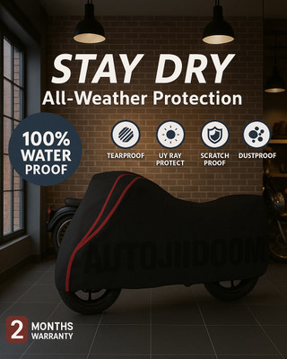 Auto Udaan Waterproof Two Wheeler Cover for Suzuki(Sling Shot Plus, Black)