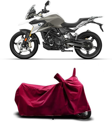 Coxtor Waterproof Two Wheeler Cover for BMW(G 310 GS, Maroon)