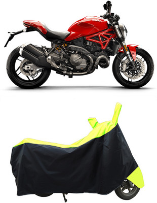 Coxtor Waterproof Two Wheeler Cover for Ducati(Monster 821, Yellow)