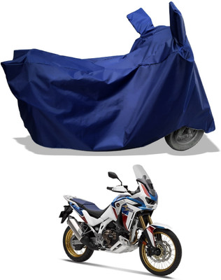 Amexride Two Wheeler Cover for Honda(CRF1000L Africa Twin, Blue)