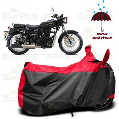 sowelar Waterproof Two Wheeler Cover for Benelli(Imperiale 400, Red, Black)