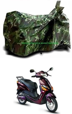 DSAMI Two Wheeler Cover for Hero(Electric Optima Plus, Multicolor)