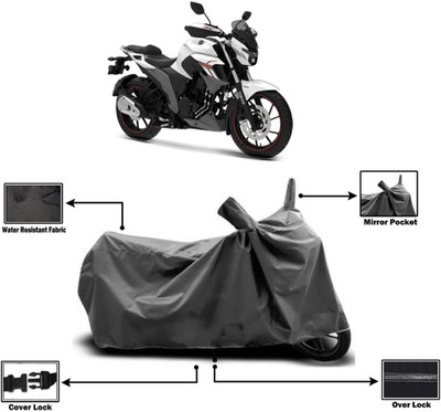 Amexride Two Wheeler Cover for Yamaha(FZS 25, Grey)
