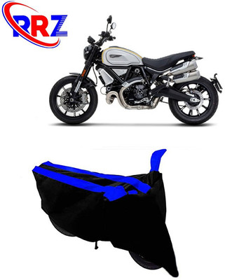 RRZ Waterproof Two Wheeler Cover for Ducati(Scrambler 1100, Black, Blue)