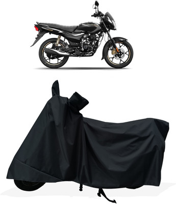 Tricway Two Wheeler Cover for Bajaj(Platina 110 H-Gear BS6, Black)