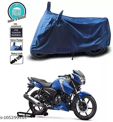 gurukul mart Waterproof Two Wheeler Cover for Bgauss(FZ FI BS6, Blue)