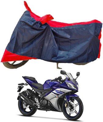 MMSSTAR Waterproof Two Wheeler Cover for Yamaha(YZF-R15 V2, Red, Blue)