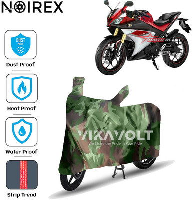 NOIREX Waterproof Two Wheeler Cover for Yamaha(YZF R15 V3.0, Green)