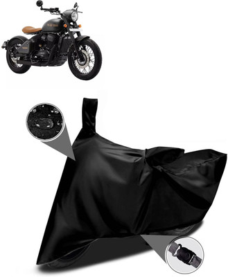CODOKI Waterproof Two Wheeler Cover for JAWA(Perak, Black)