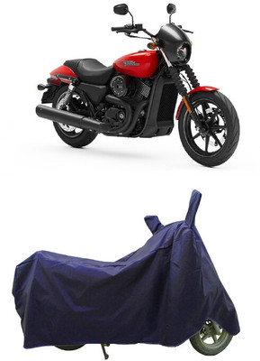 Coxtor Waterproof Two Wheeler Cover for Harley Davidson(Street 750, Blue)