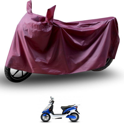 KEDIT Two Wheeler Cover for Hero(Electric Maxi, Maroon)