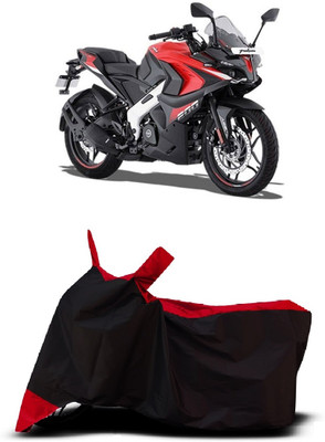 VESMEI Two Wheeler Cover for Bajaj(Pulsar 200 NS DTS-i, Red)