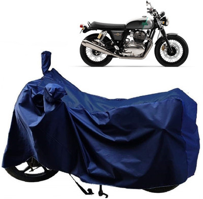 MMSSTAR Waterproof Two Wheeler Cover for Royal Enfield(Twin, Blue)