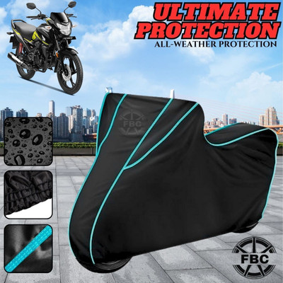 OliverX Waterproof Two Wheeler Cover for Honda(SP 125, Black)