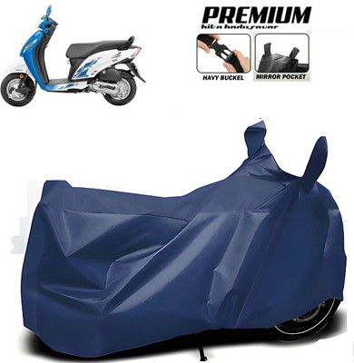 smwzxyu Waterproof Two Wheeler Cover for Universal For Bike(Activa, Blue)