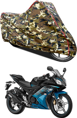 PAGORA Waterproof Two Wheeler Cover for Yamaha(YZF R15 Ver 2.0, Yellow)
