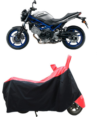 Coxtor Two Wheeler Cover for Suzuki(SV 650, Red)