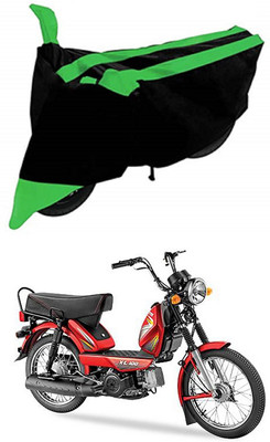 Mdstar Waterproof Two Wheeler Cover for TVS(Heavy Duty, Green, Black)