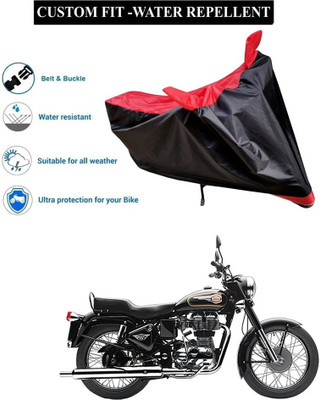 CODOKI Waterproof Two Wheeler Cover for Royal Enfield(Bullet 350, Red)