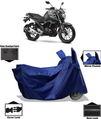 Amexride Two Wheeler Cover for Yamaha(FZ-Fi Version 3.0, Blue)