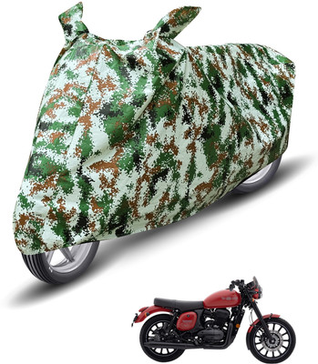 Auto Hub Waterproof Two Wheeler Cover for JAWA(42, Green)
