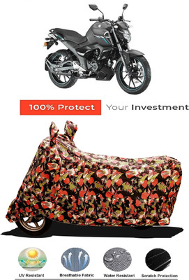 Amexride Two Wheeler Cover for Yamaha(FZ-S Fi Version 3.0, Multicolor)