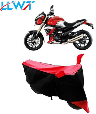KPIND Waterproof Two Wheeler Cover for Mahindra(MOJO XT 300, Black, Red)