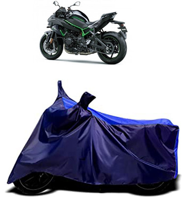 VESMEI Two Wheeler Cover for Kawasaki(ZH2 BS6, Blue)
